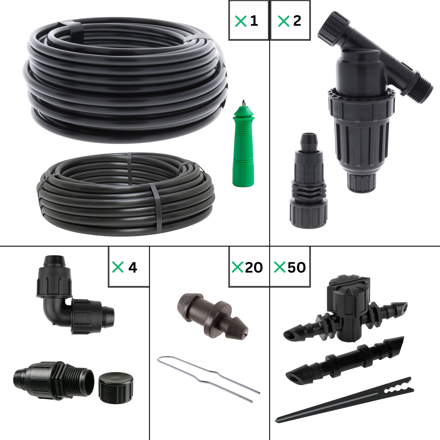 Greywater Drip Irrigation Kit – Deluxe Landscape Distribution System